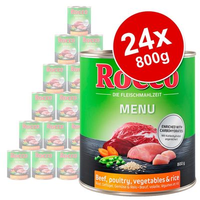 Rocco Menu Saver Pack 24 x 800g Mixed Pack (3 Varieties)