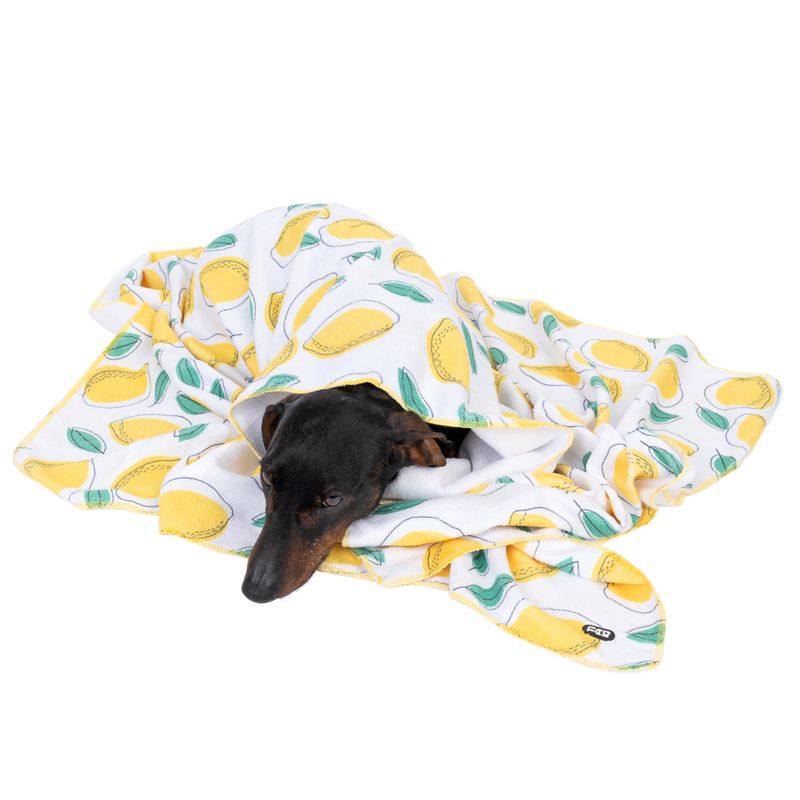 TIAKI Pet & Parent Beach Towel Lemon