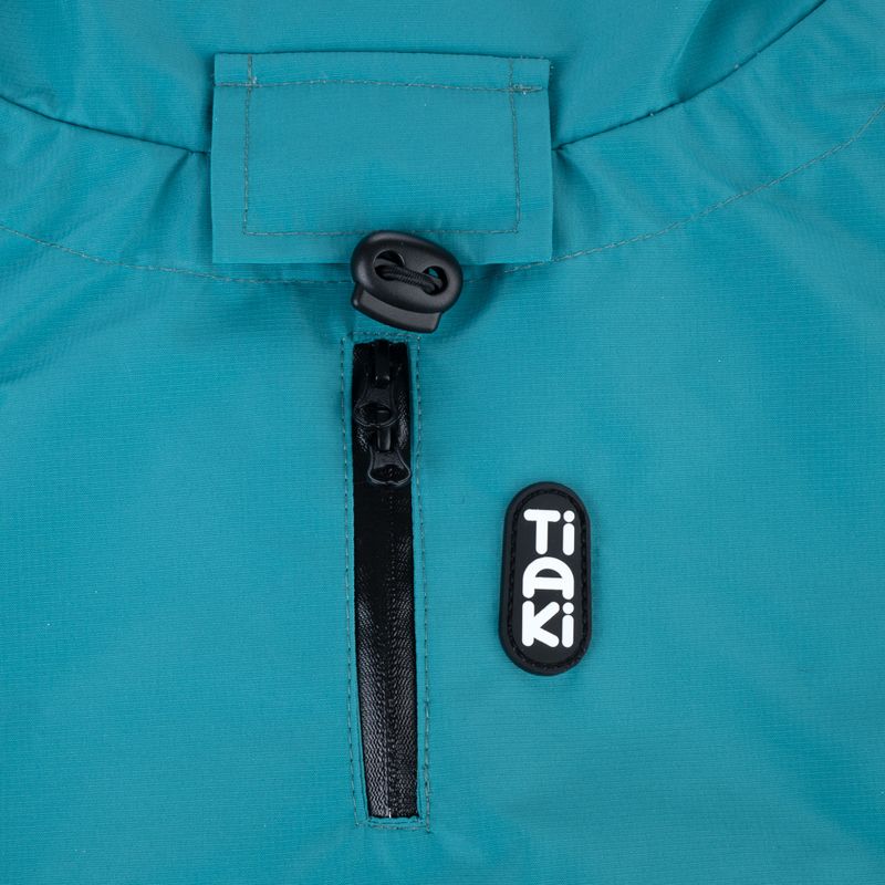 TIAKI Dog Raincoat - Teal approx. 30cm (Back Length)