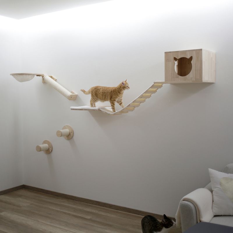 Kerbl Pet Anden Climbing Wall for Cats Set of 7