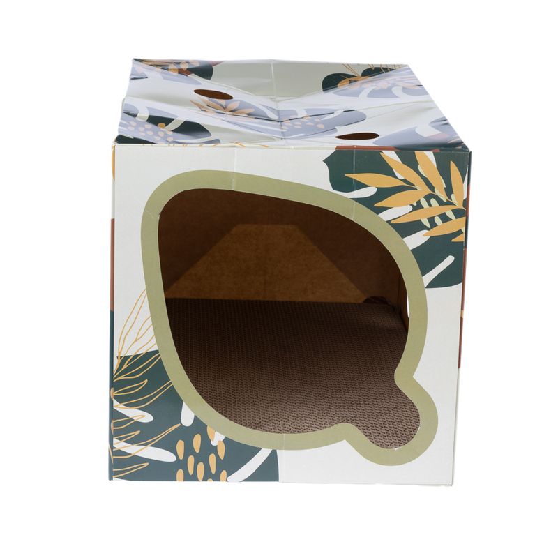 TIAKI Nature Leaf Tunnel for Cats 40 x 30 x 30 cm (L x W x H)