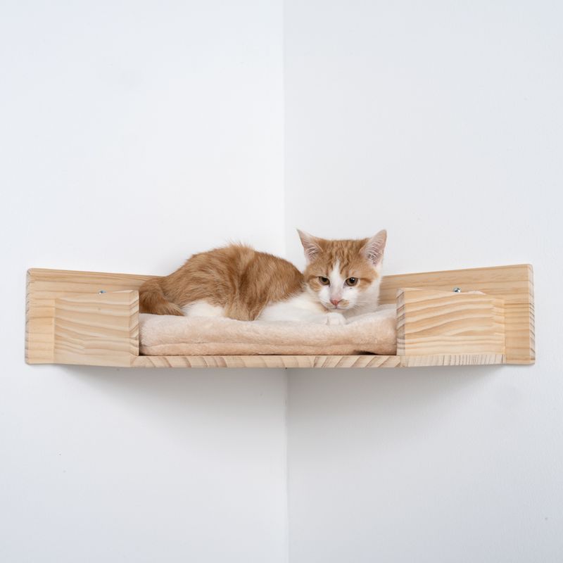 Modern Living Serra Wall Mounted Bed Natural / beige