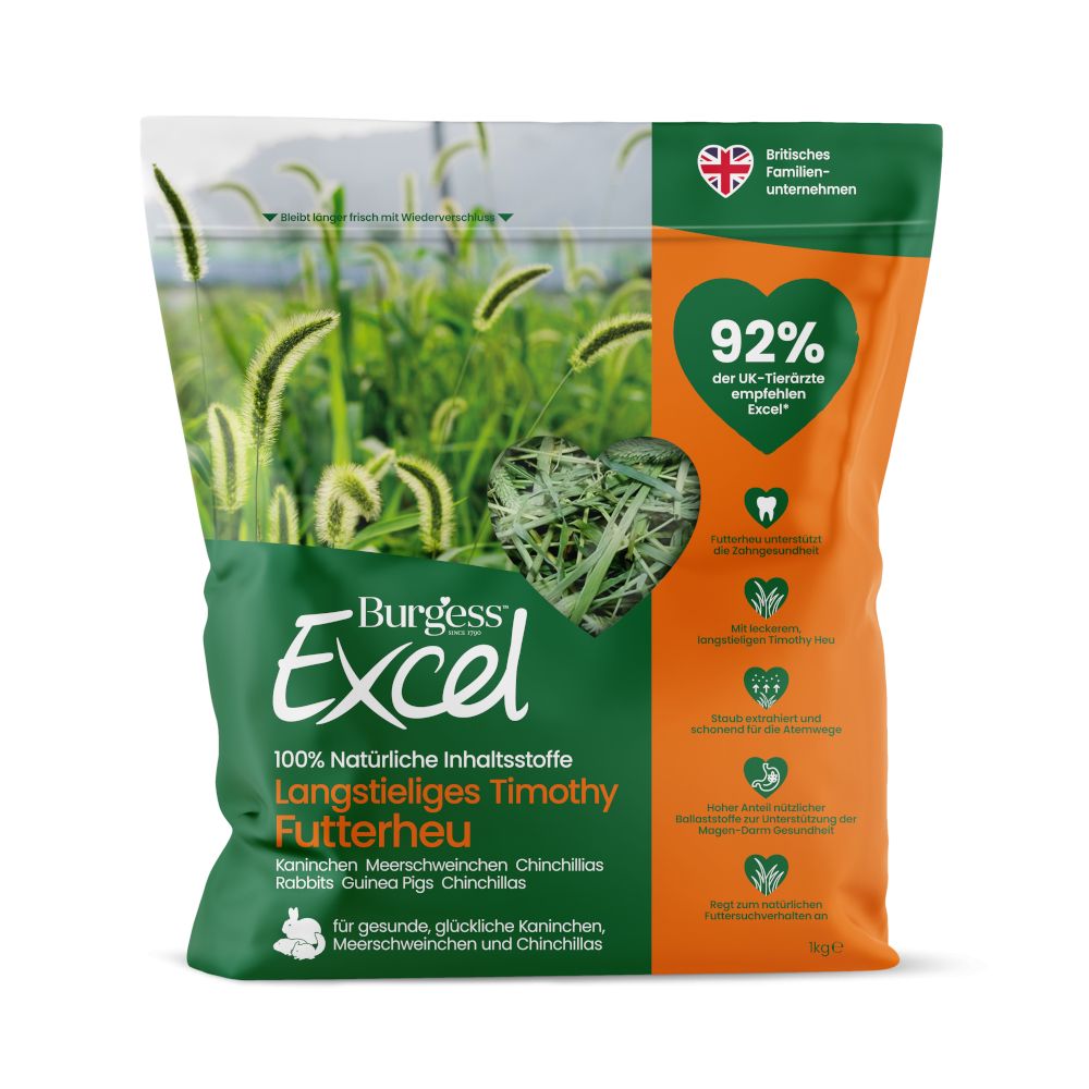 Burgess Excel Long Stem Timothy Forage Hay 1kg