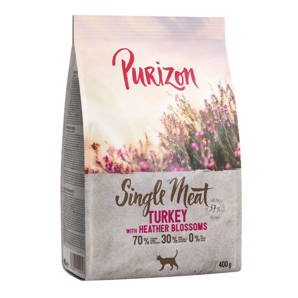Purizon Single Meat Turkey with Heather Blossoms 400g