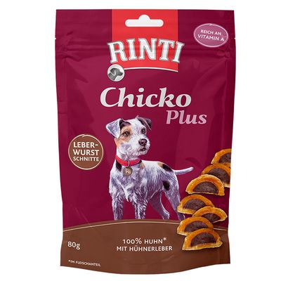 RINTI Chicko Plus Liver Sausage Slices 80g