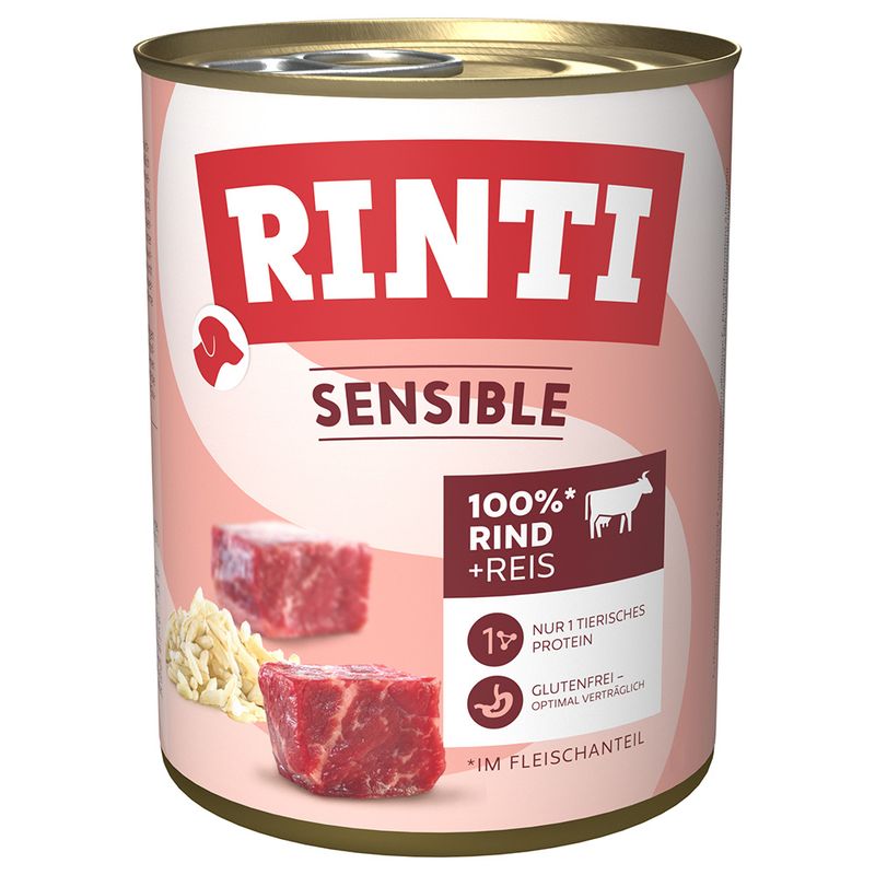 RINTI Sensitive Saver Pack 24 x 800g Chicken & Rice