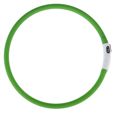 TIAKI Spark USB LED Silicone Collar Green