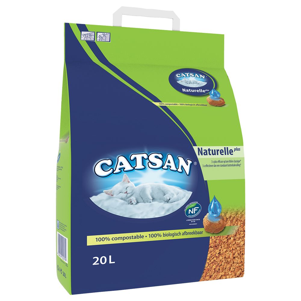 Catsan Naturelle Plus Cat Litter 20l