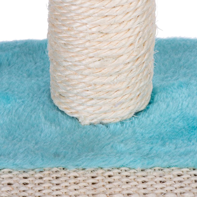 Finny Cat Scratching Post Blue/pink