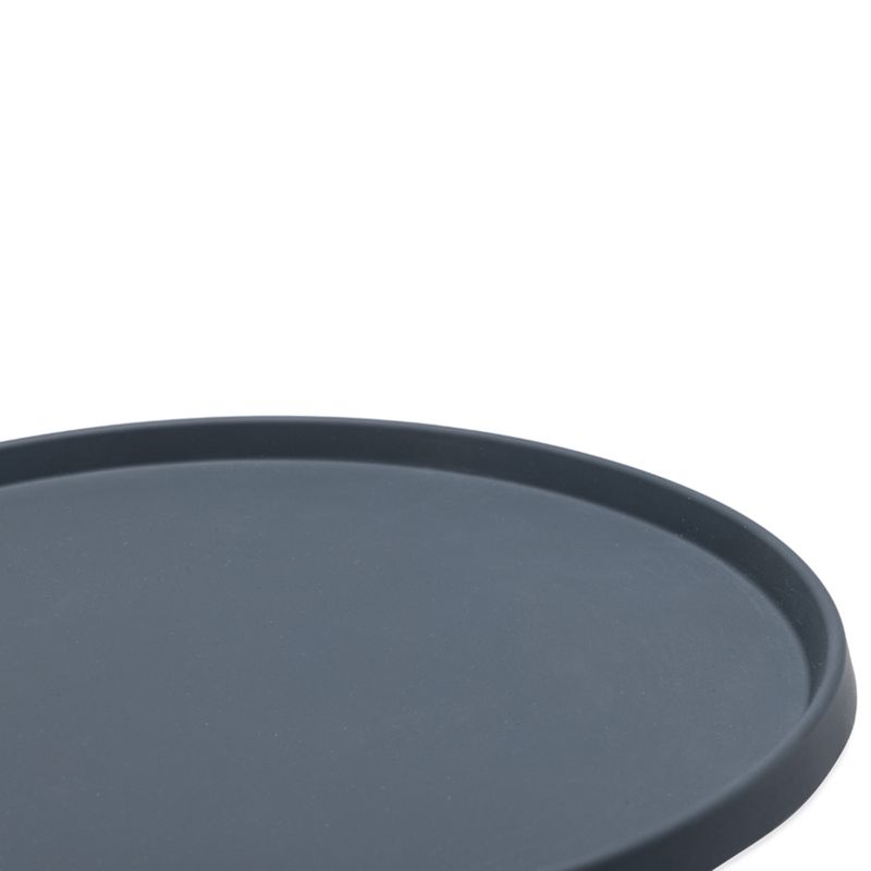 Designed by Lotte Bowl Mat Oona - Anthracite 55 x 30cm (L x W)