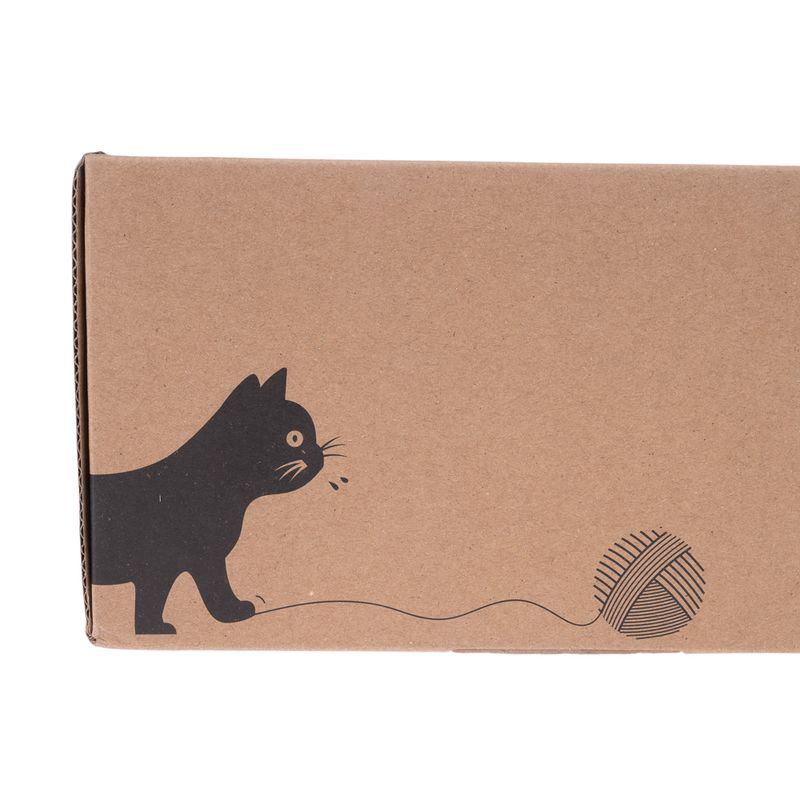 zooplus Basics Box with 4 Scratching Boards 44 x 20 x 12.5 cm (L x W x H)