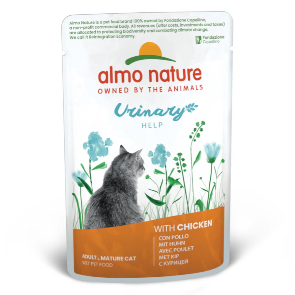 Almo Nature Holistic Urinary Help Pouches 70g Fish (6 x 70g)