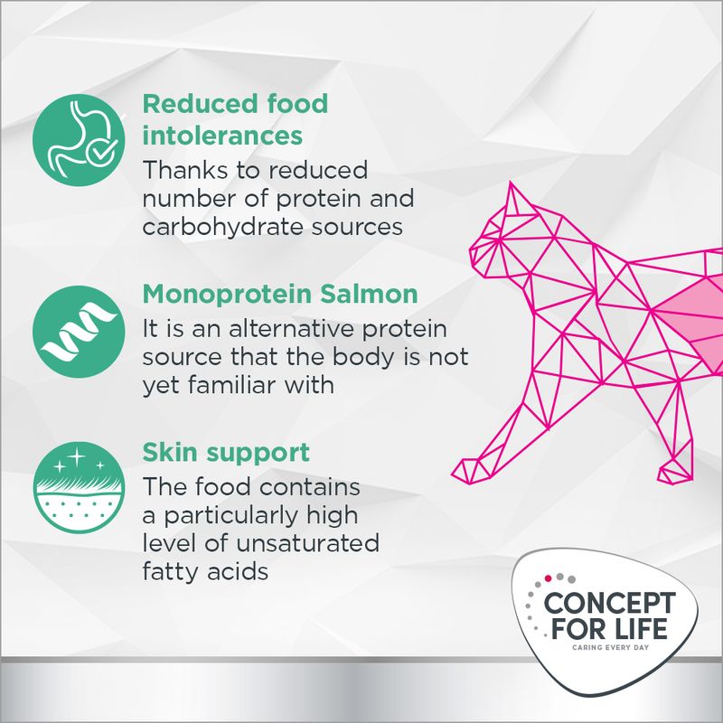 Concept for Life Veterinary Diet Hypoallergenic - Salmon 6 x 185g