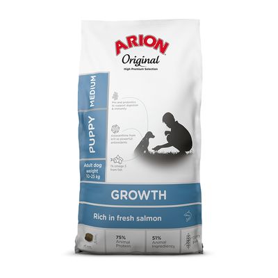 Arion Original Growth Medium Breed Fish 12kg