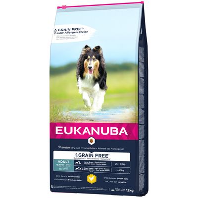 Eukanuba Grain Free Large Breed Adult – Chicken 12kg