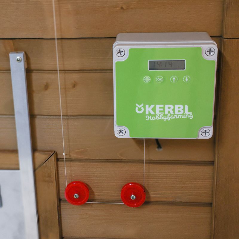 Kerbl Hobbyfarming Automatic Sliding Door for Chicken Coops 40 x 43cm (W x H)