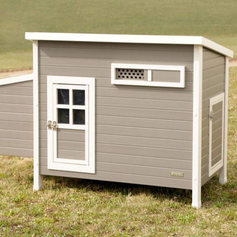 Kerbl Hobbyfarming ECO Plastic Coop Barney for Chickens 137 x 73 x 83cm (L x W x H)