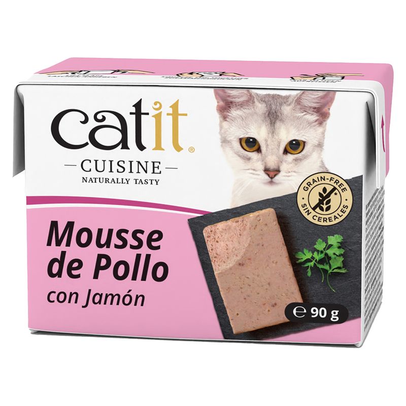 Catit Cuisine Mousse 12 x 90g Chicken with Ham