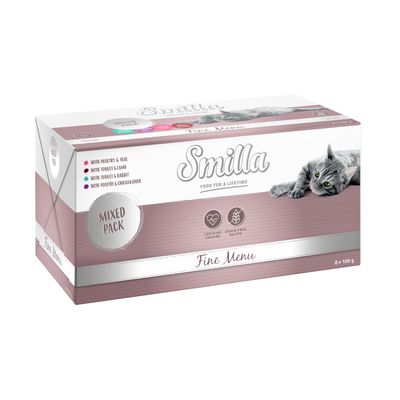 Smilla Fine Menu 8 x 100g Mixed Pack (4 Varieties)