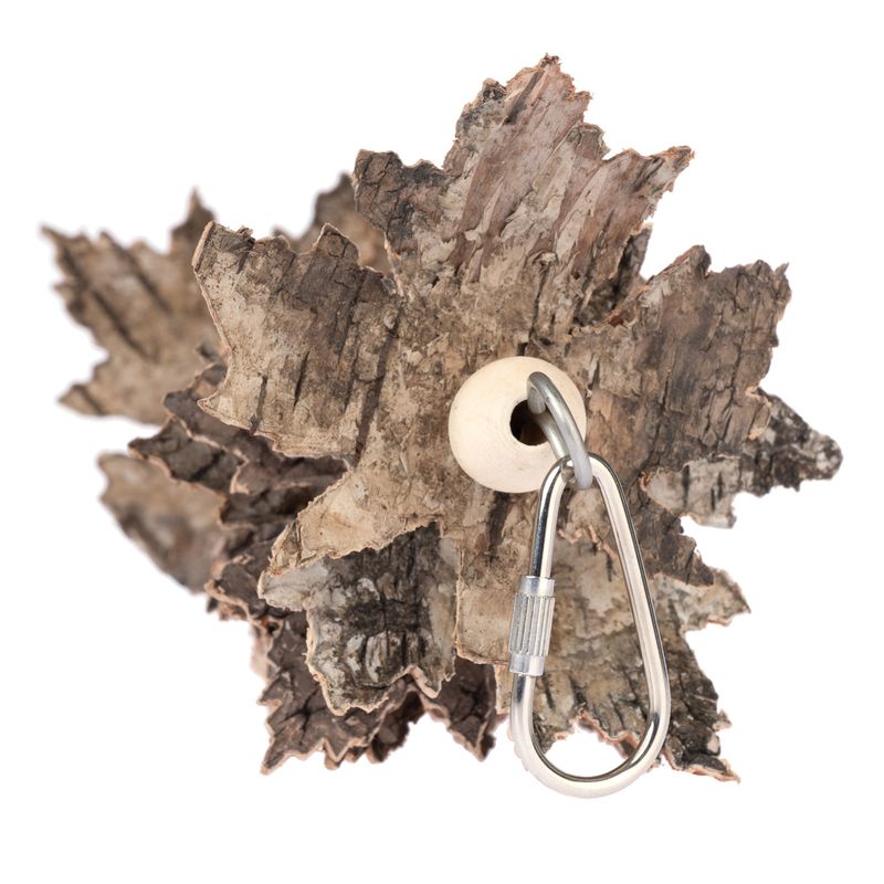 TIAKI Maple Leaf Kebab Nibble Toy for Birds approx. 8 x 5 x 24cm (L x W x H)