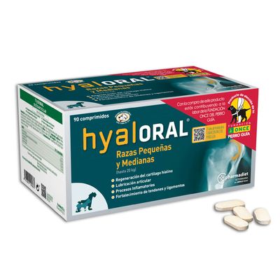 Hyaloral for Small & Medium Breeds 90 Tablets