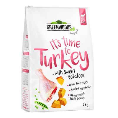 Greenwoods Adult Economy Pack 3 x 3kg Chicken with Lentils, Potatoes & Egg
