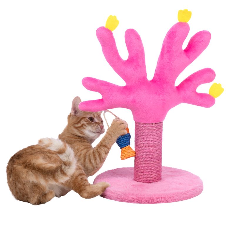 TIAKI Coral Cat Scratching Post diameter 25.9 x (H) 45 cm