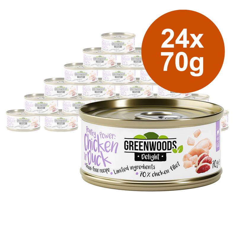 Greenwoods Delight Chicken Fillet with Duck 6 x 70g