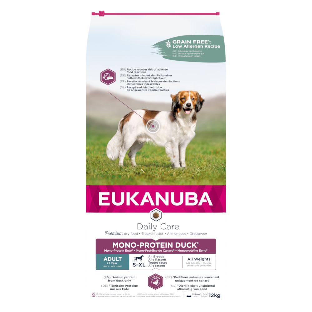 Eukanuba Daily Care Mono-Protein with Duck 12kg