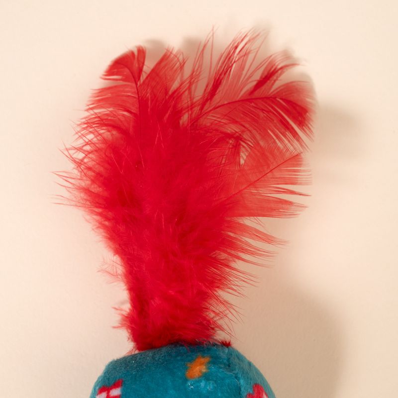 TIAKI Festive Balls with Feathers Set of 3
