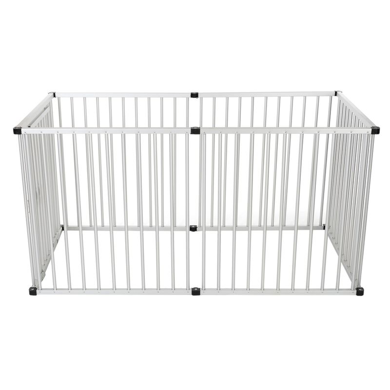 Aluminium Puppy Playpen 6 Fencing Units 80 x 80cm (W x H)