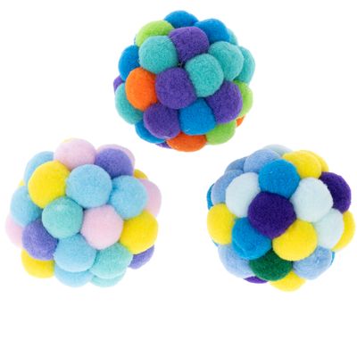 TIAKI Pompom Balls for Cats Set of 3