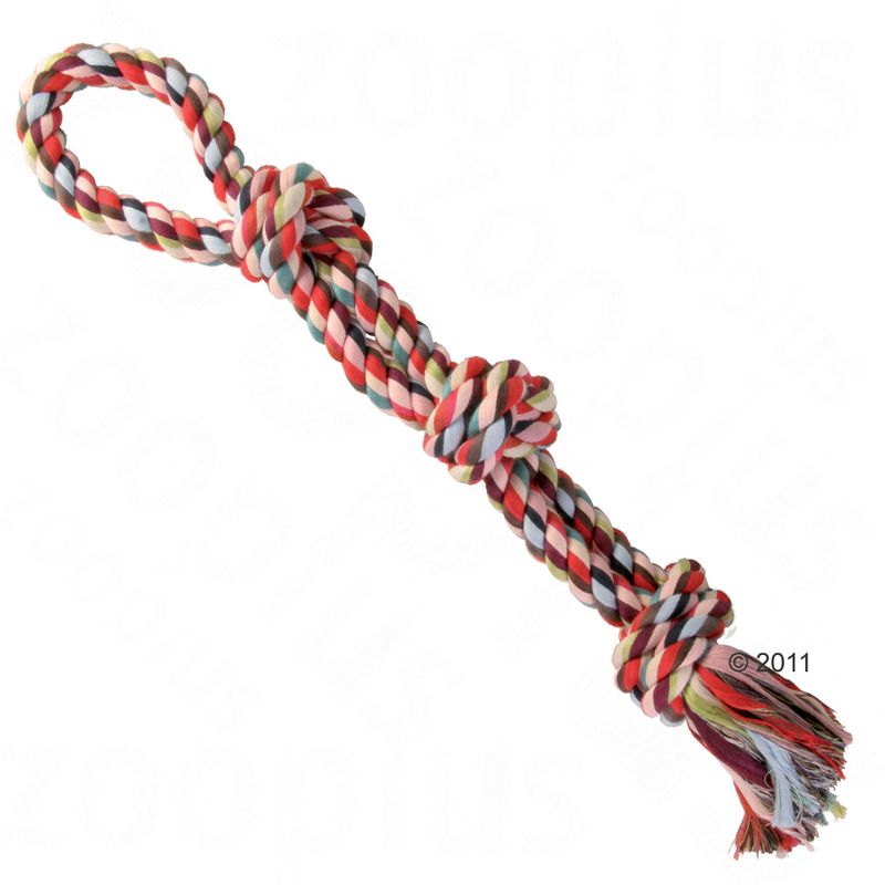 Trixie Multi-Coloured Play Rope 60cm, 500g