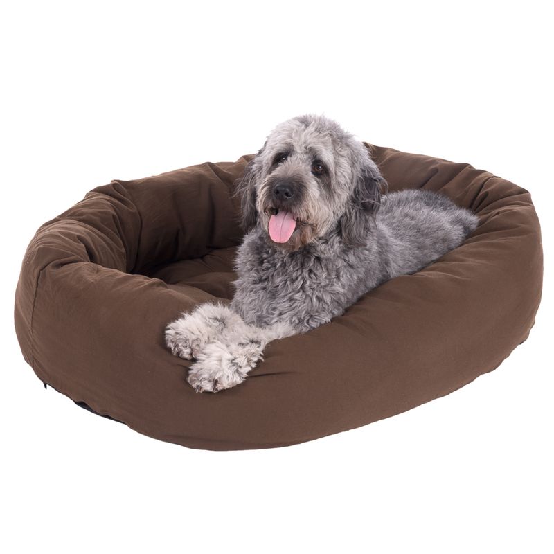 Cosy Mocca Dog Bed 110 x 95 x 20cm (L x W x H)