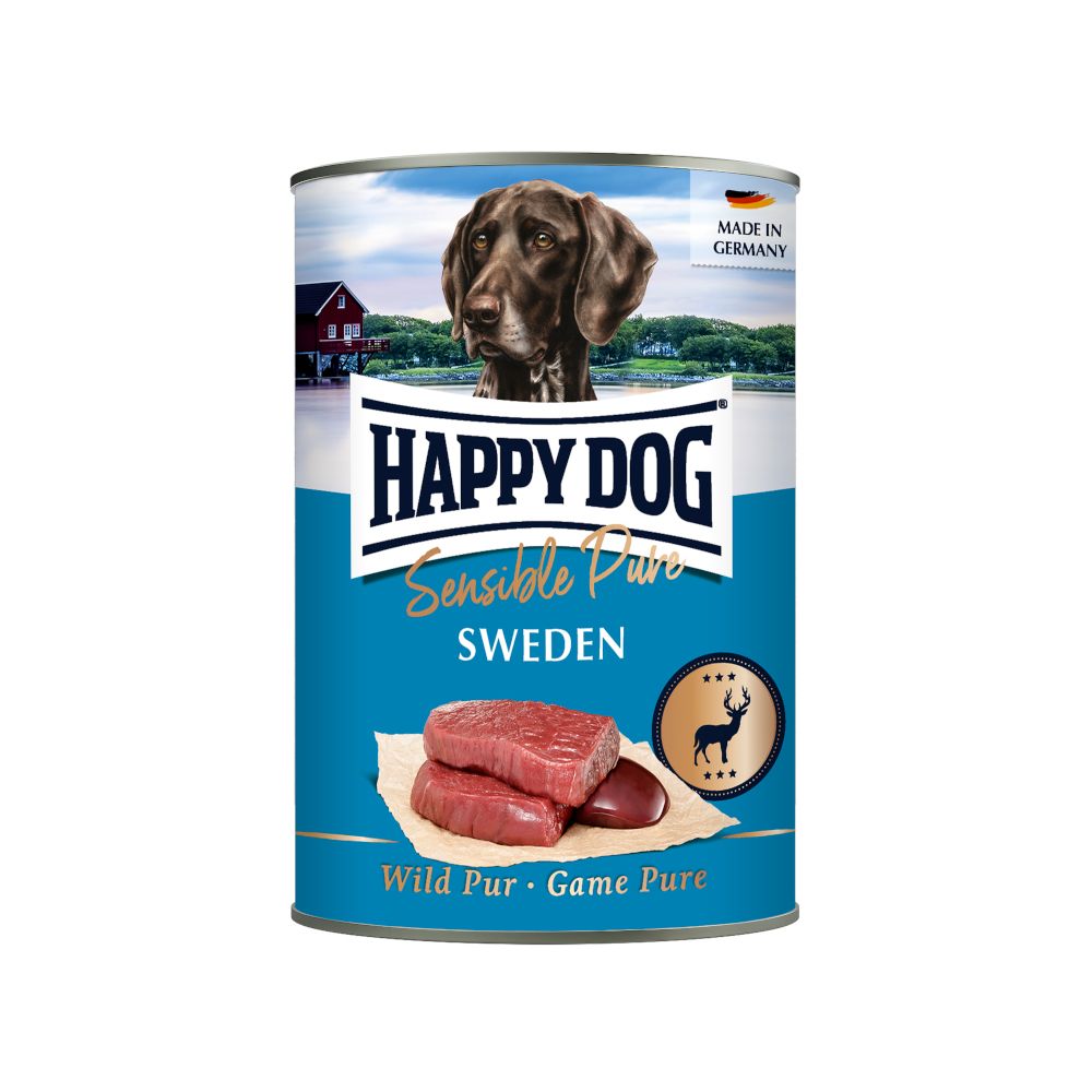 Happy Dog Sensible Pure 6 x 400 g Sweden (Wild Pure)