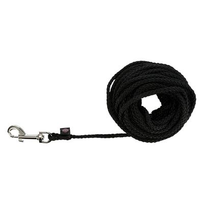 Trixie Round Drag Line - Black Size S–M: 5m (L), 5mm diameter