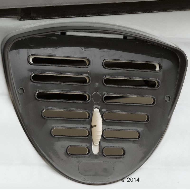 Ferplast Dogvilla Plastic Dog Kennel Dogvilla 90: L 88 x W 72 x H 65 cm