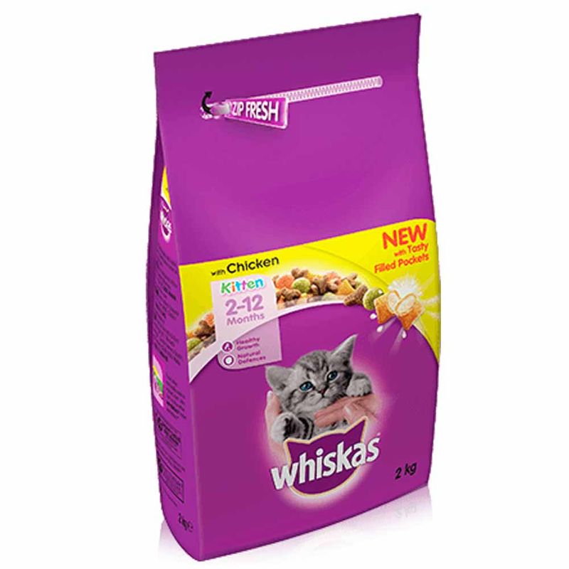 Whiskas Dry Cat Food Economy Packs 1+ Chicken (2 x 7kg)