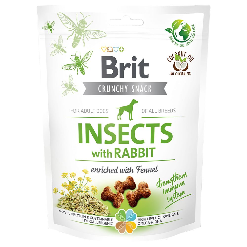 Brit Care Crunchy Cracker insects, rabbit & fennel 200 g
