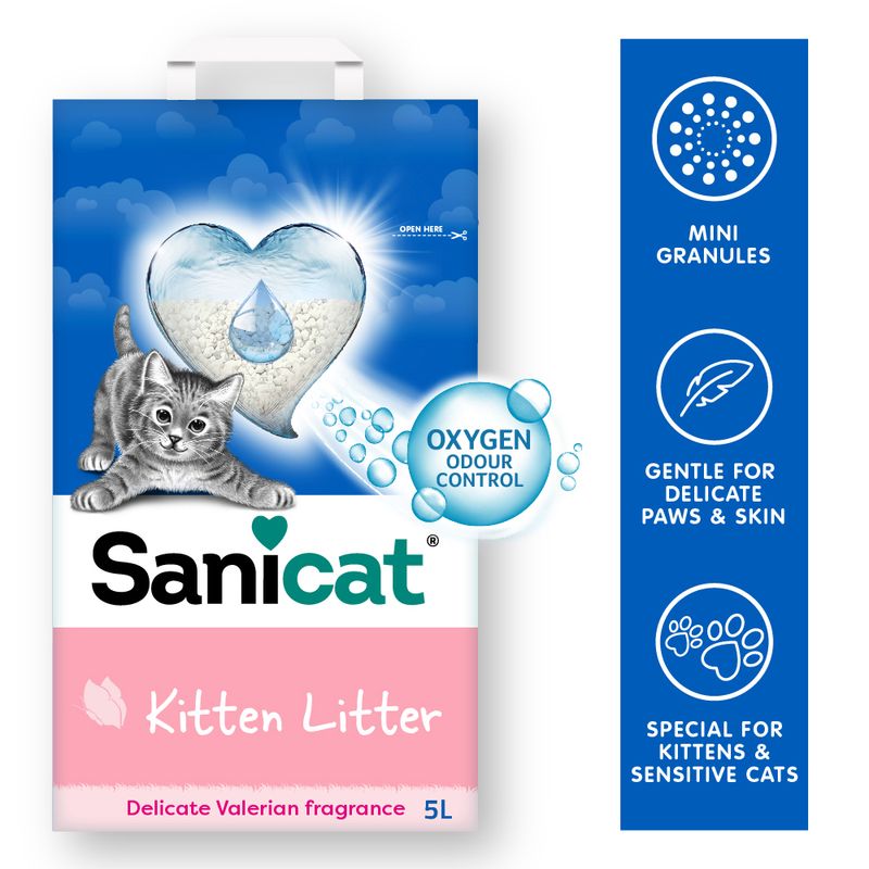 Sanicat Kitten Non-Clumping Cat Litter 5l
