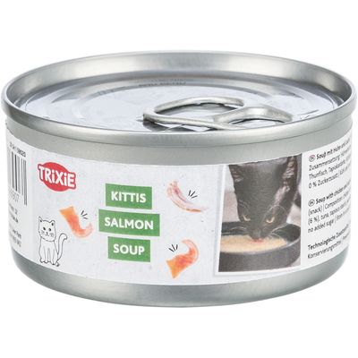 Trixie Kittis Soup 4 x 80g Chicken & Salmon