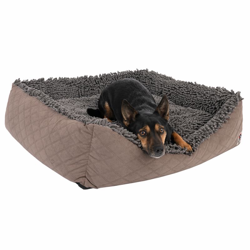 TIAKI Dog Bed Chenille L 65 x W x H 60 x 18 cm