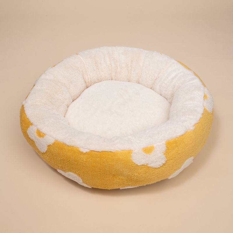 TIAKI Flower Dog Bed Round: approx. diameter 51 x (H) 18 cm