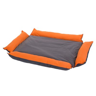 Variable dog bed, orange L: 110 x 80 cm (L x W)