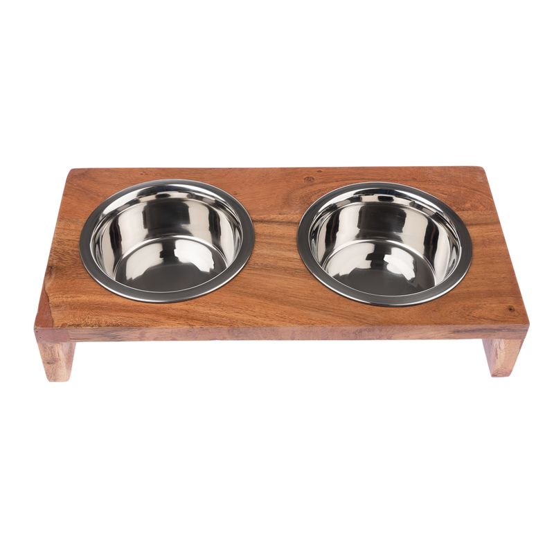 Modern Living Nellore wooden bowl bar 2 x 400 ml, diameter 13 cm