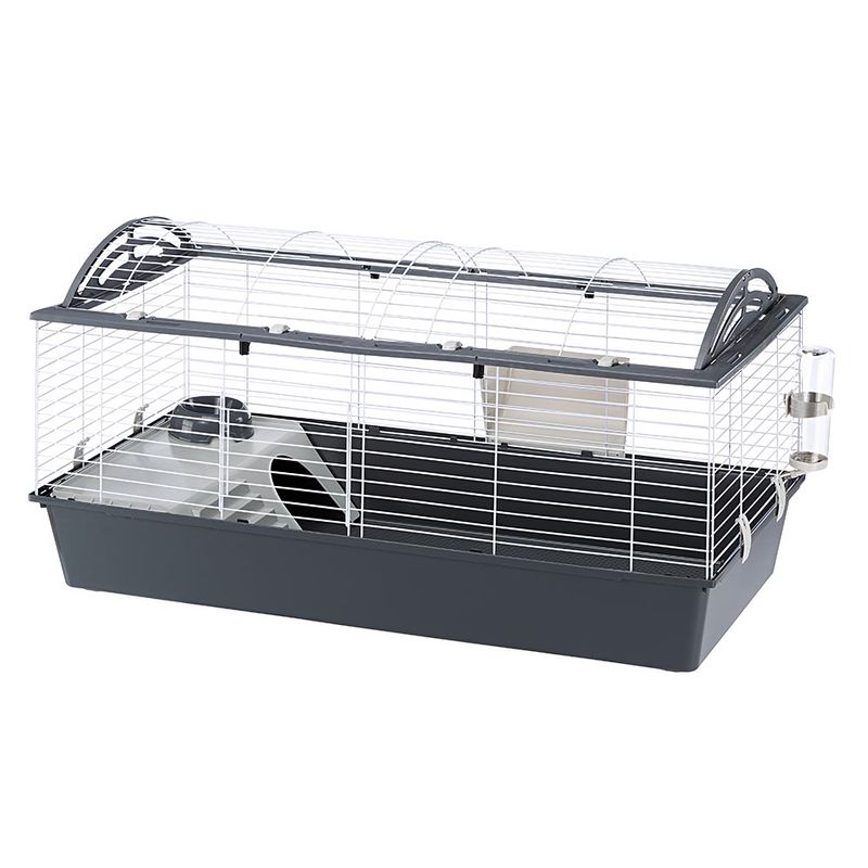 Ferplast Casita 120 Rabbit Cage Grey: 119 x 58 x 61 cm (L x W x H)