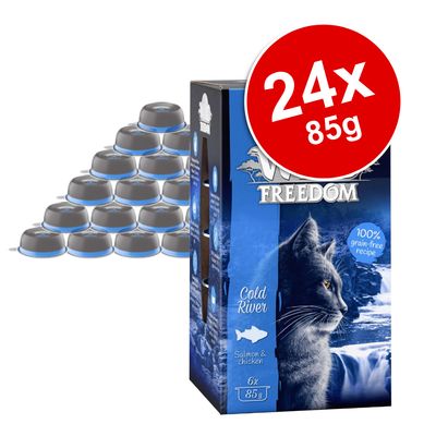 Wild Freedom Adult Trays Saver Pack 24 x 85g Mixed Pack