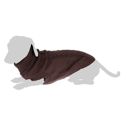 zooplus Basics Brown Dog Jumper approx. 35cm Back Length