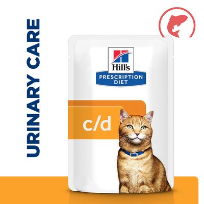 Hill´s Prescription Diet Feline c/d Multicare - Salmon 12 x 85g Pouches
