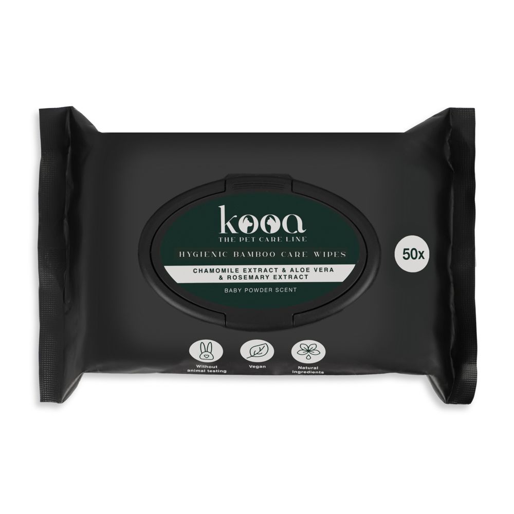 kooa bamboo hygiene wipes Baby powder fragrance